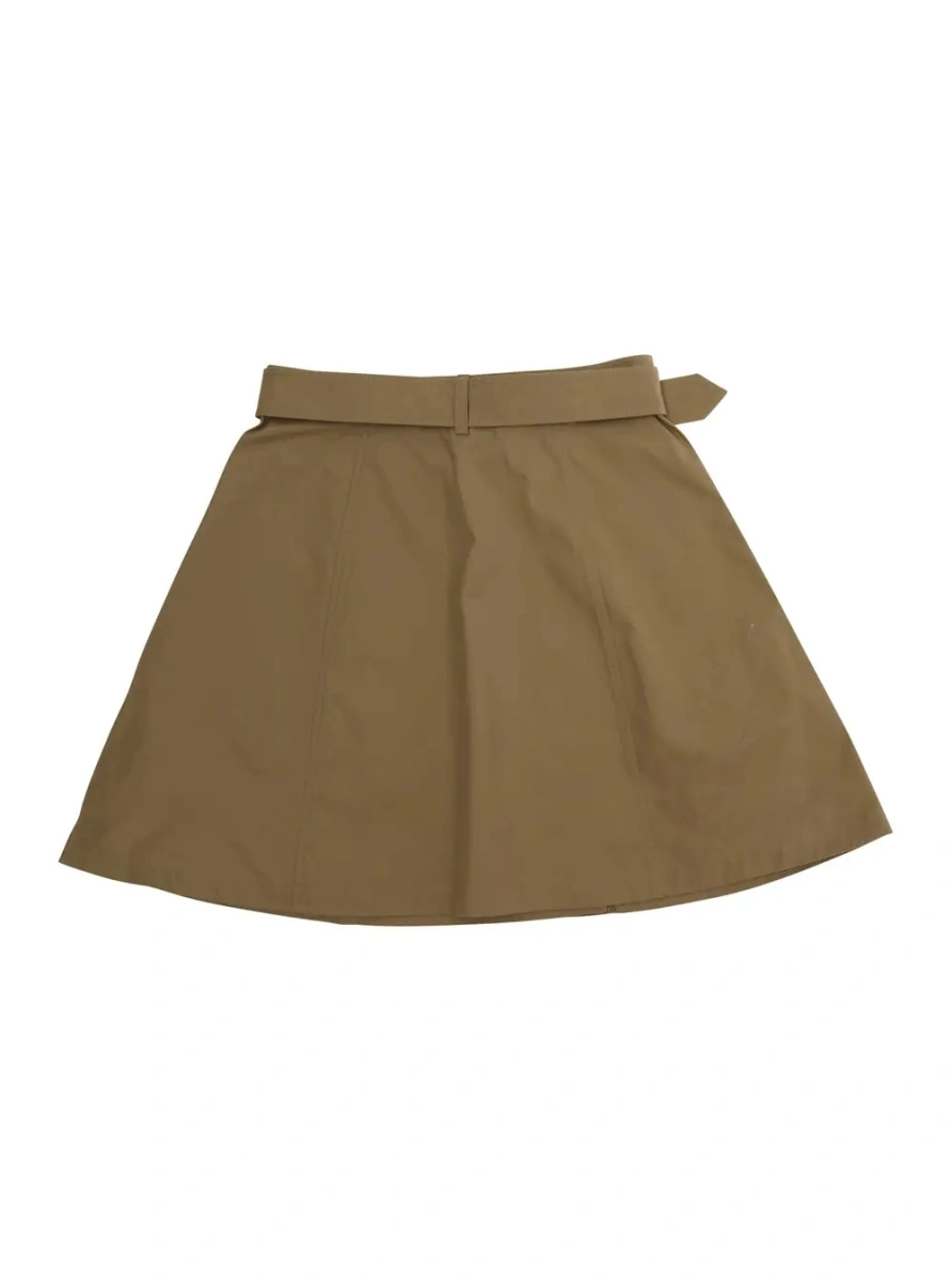 Fusta Burberry Kids bej din bumbac - Img 2