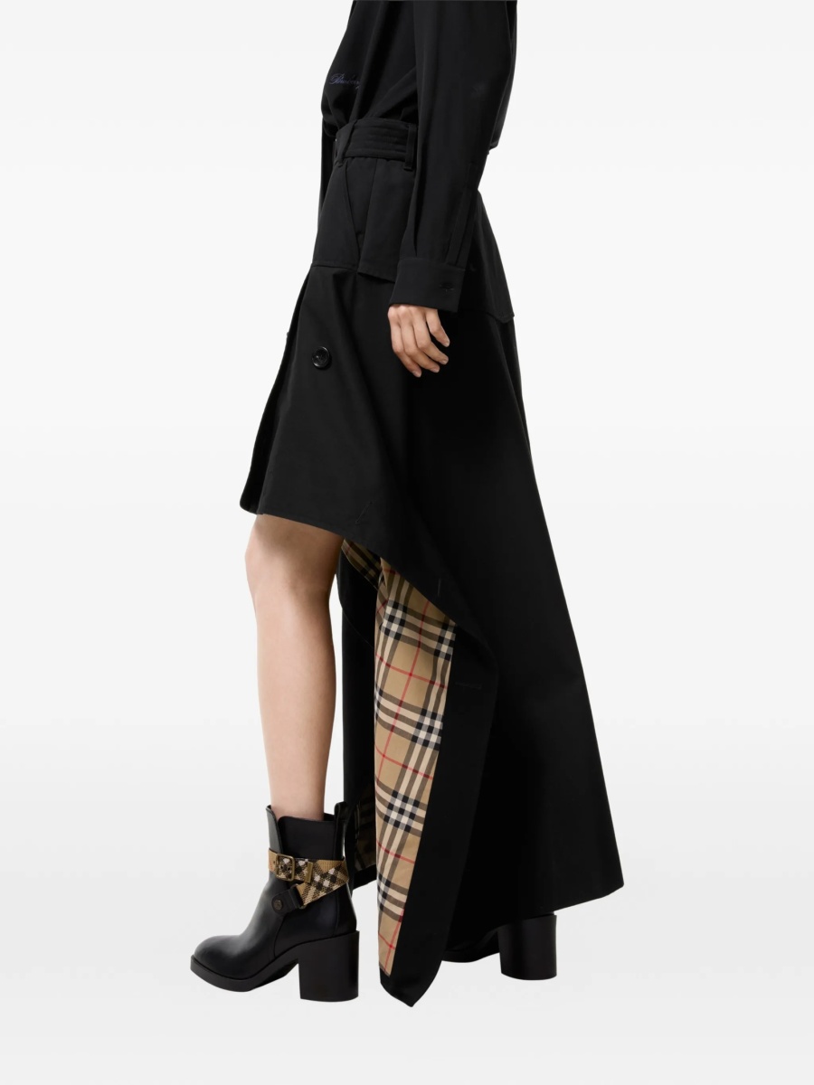 Fusta Burberry neagra din bumbac - Img 3