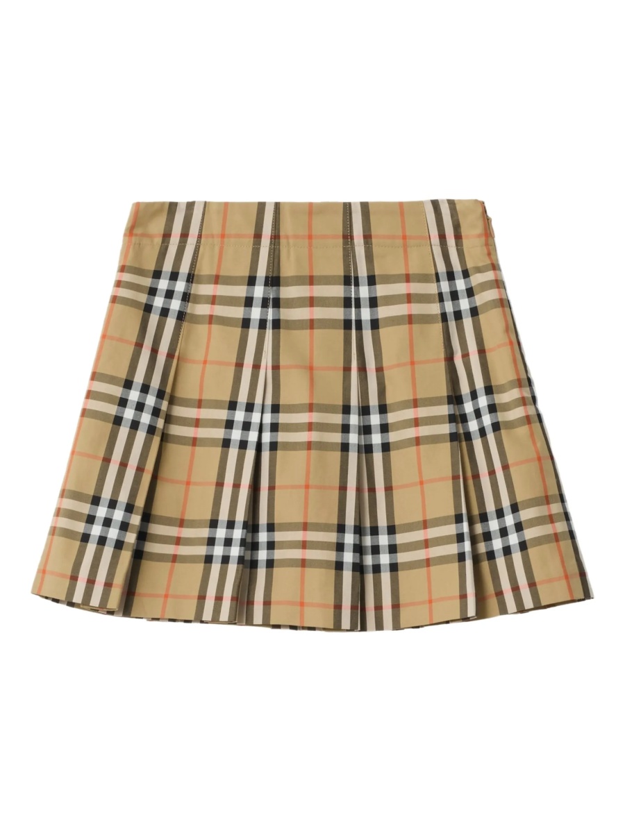 Fusta Burberry neutra din bumbac - Img 2