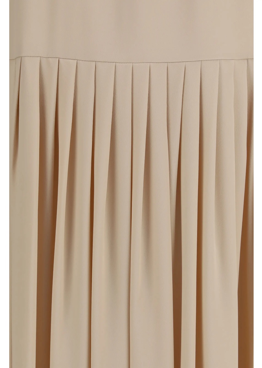 Fusta Calla long Skirt in viscose crêpe - Img 3