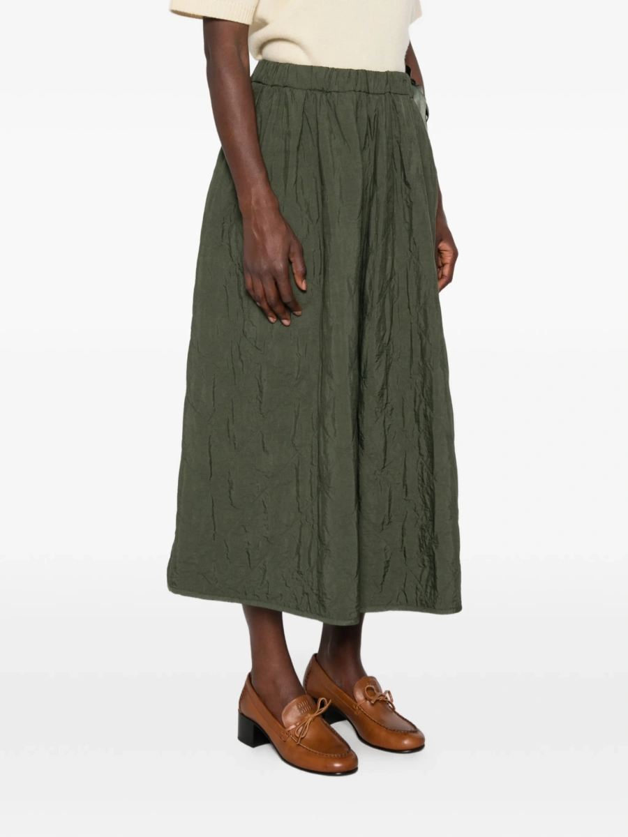 Fusta clos Weekend MaxMara verde din polyester - Img 3