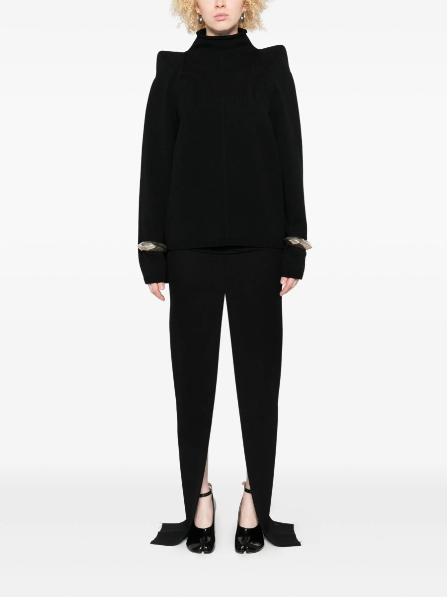 Fusta drepte Rick Owens neagra - Img 2