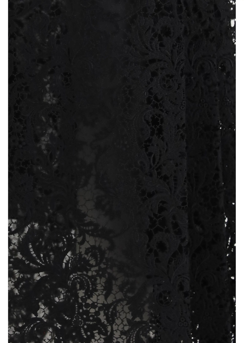 Fusta Flared midi Skirt in macramé lace - Img 3