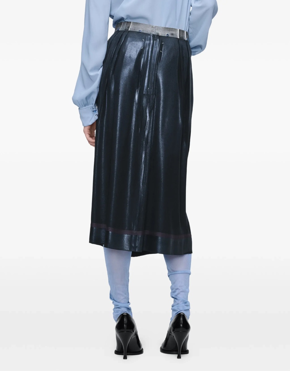 Fusta Foil-treated midi Skirt - Img 4