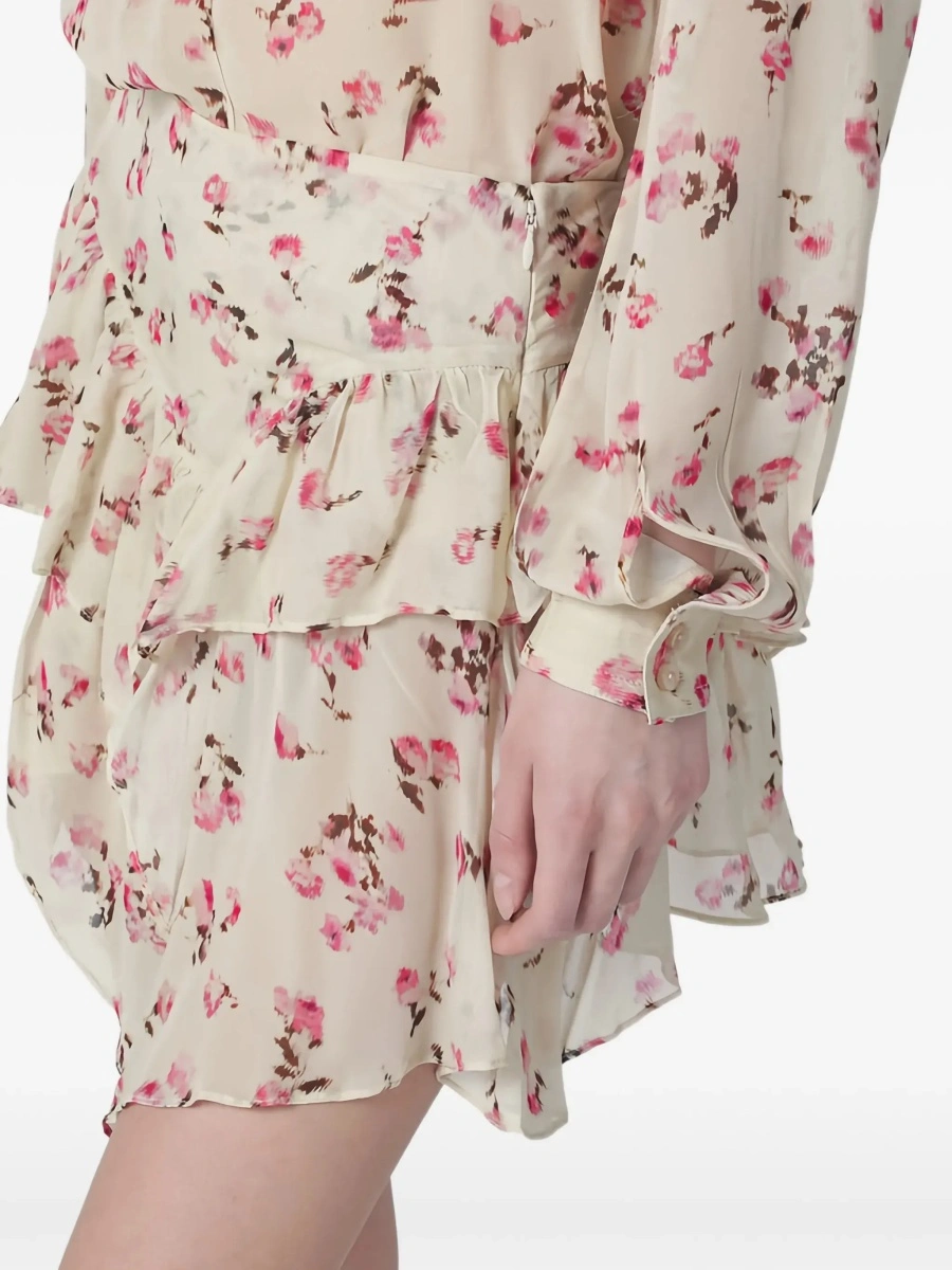 Fusta Lolita flared floral Skirt - Img 7