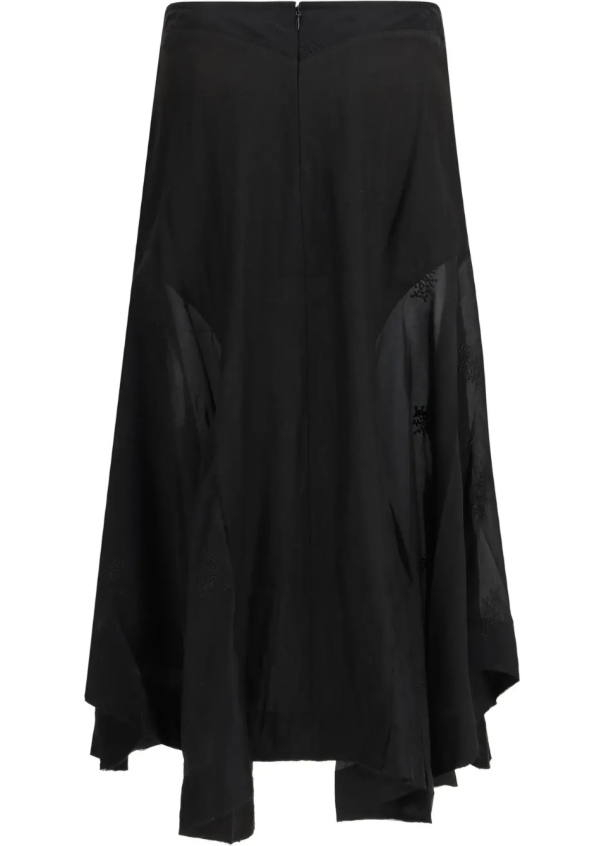 Fusta Petti Skirt noir bloom ethereal veil - Img 4