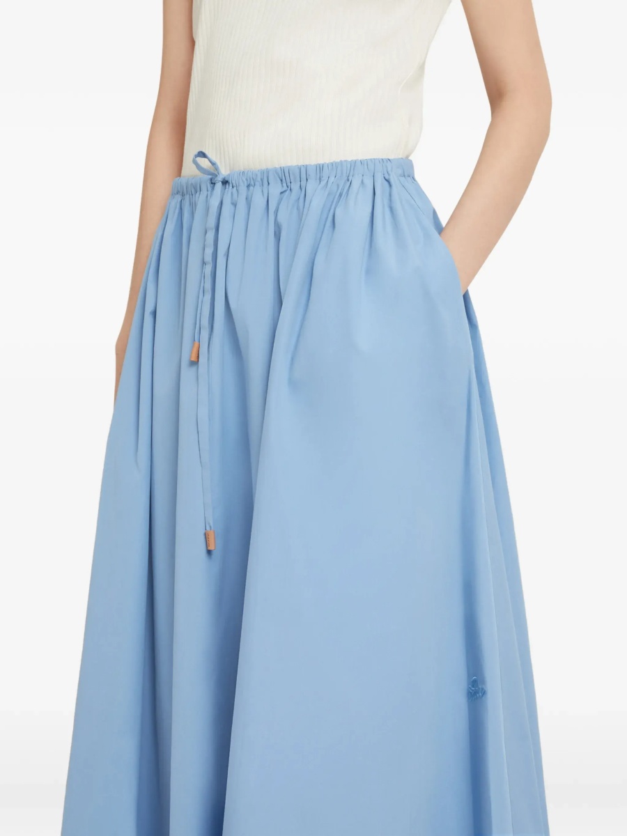 Fusta Poplin Drawstring Skirt - Img 5