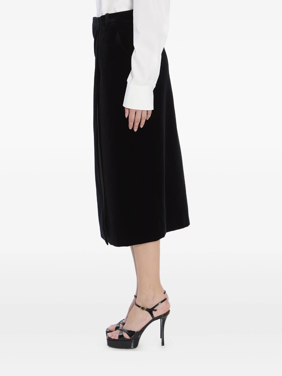 Fusta Saint Laurent neagra - Img 3