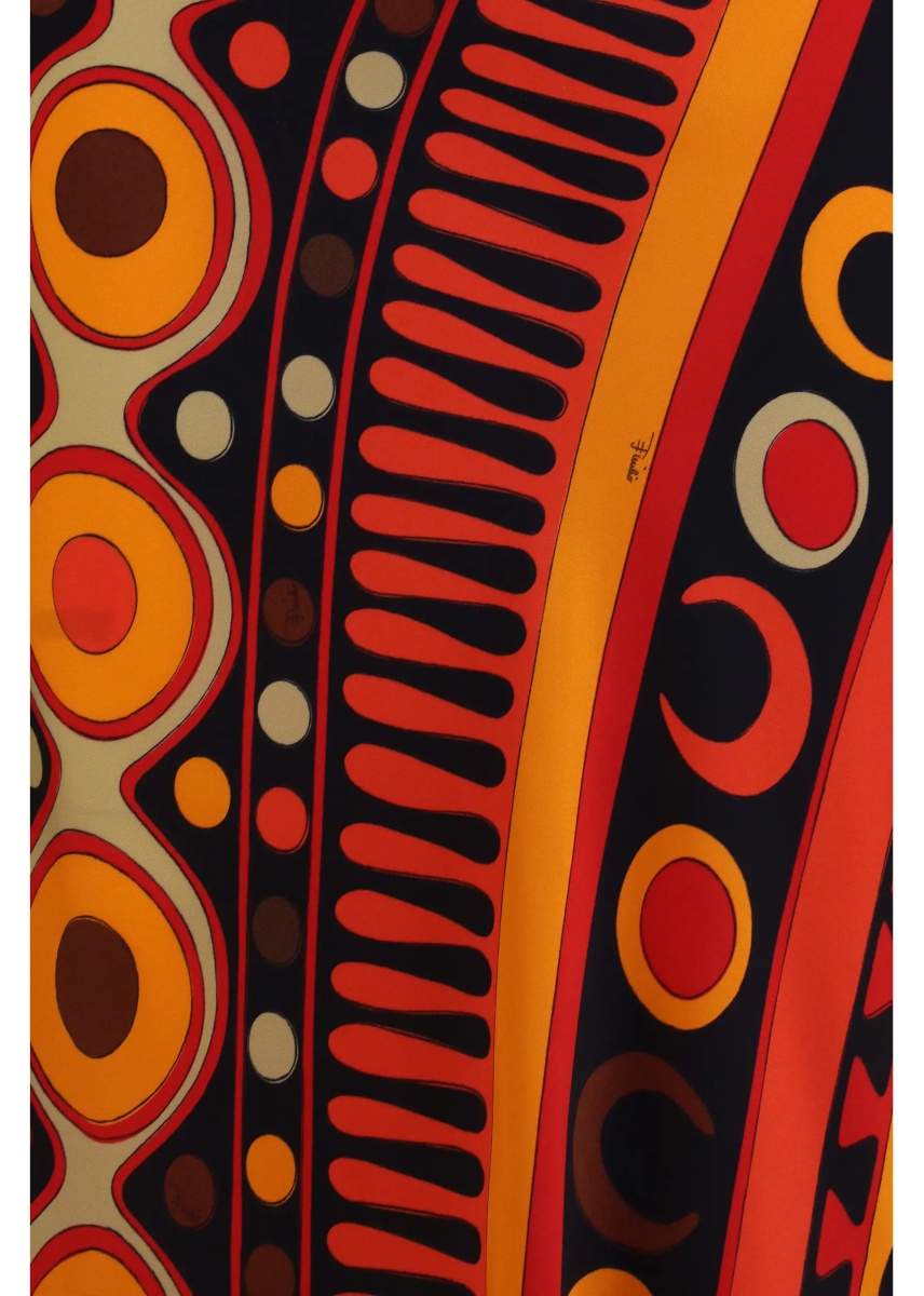 Fusta Satin Skirt with Solei Print - Img 3