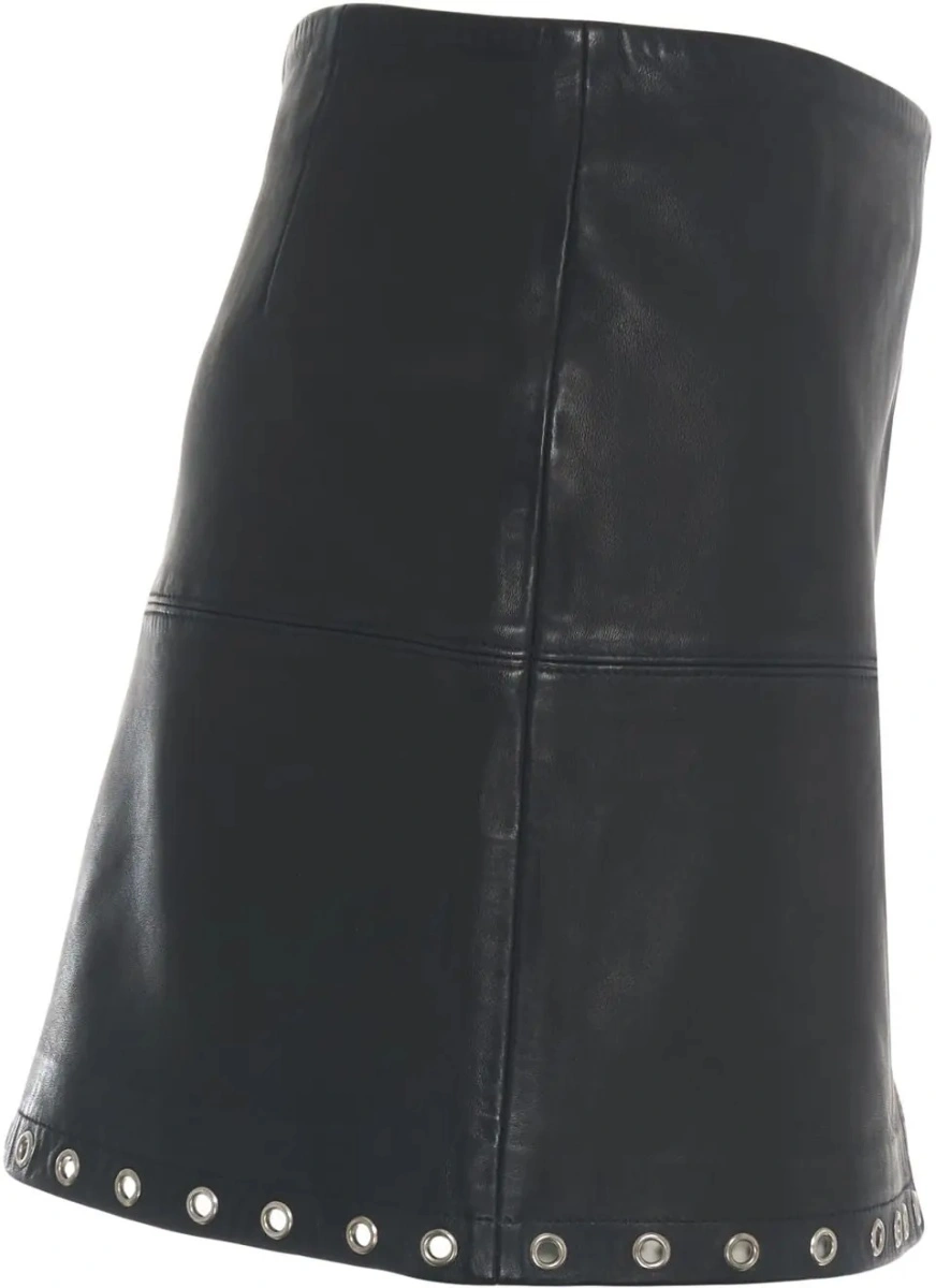 Fusta scurta oval square neagra - Img 4