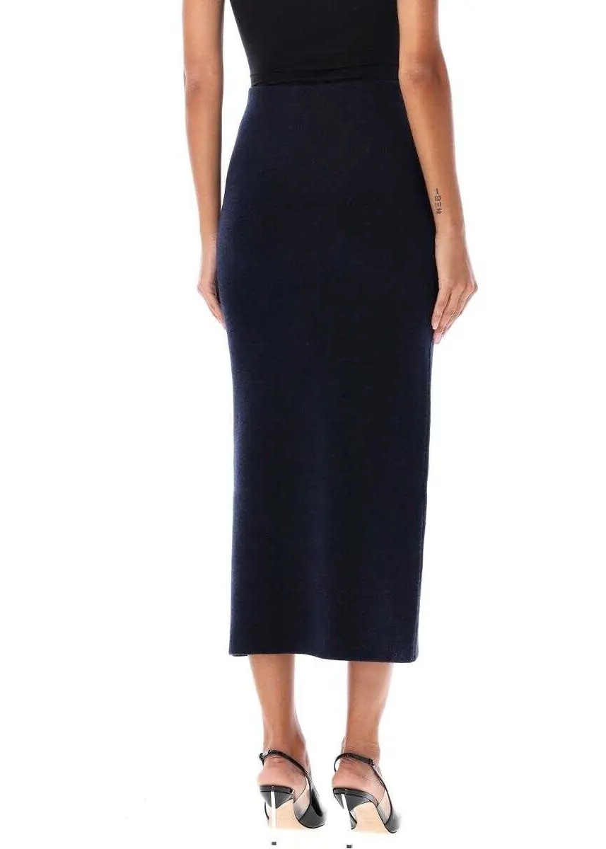 Fusta Self-Portrait Compact Wool Midi Skirt* - Img 2
