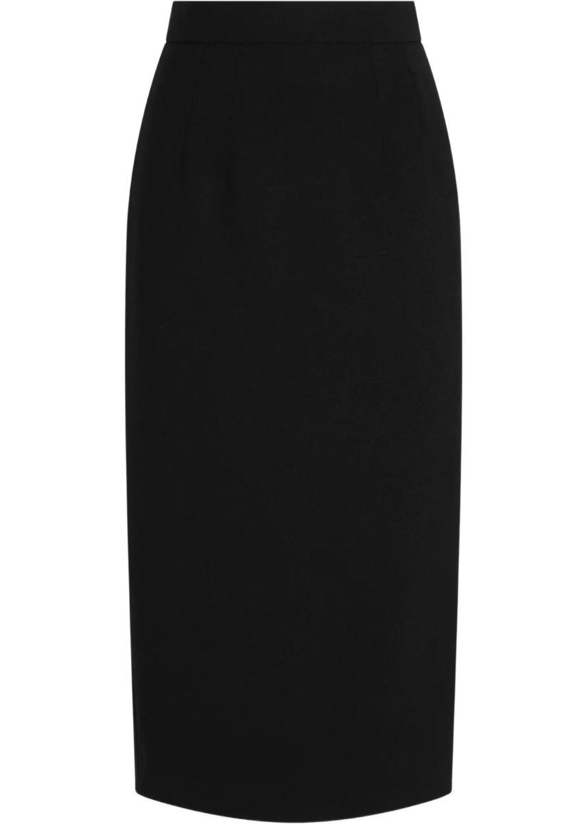 Fusta Stretch wool pencil Skirt - Img 7