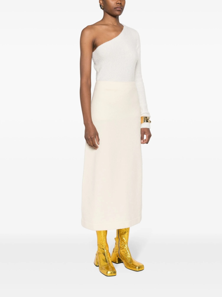 Fusta tricotate Jil Sander neutra - Img 3