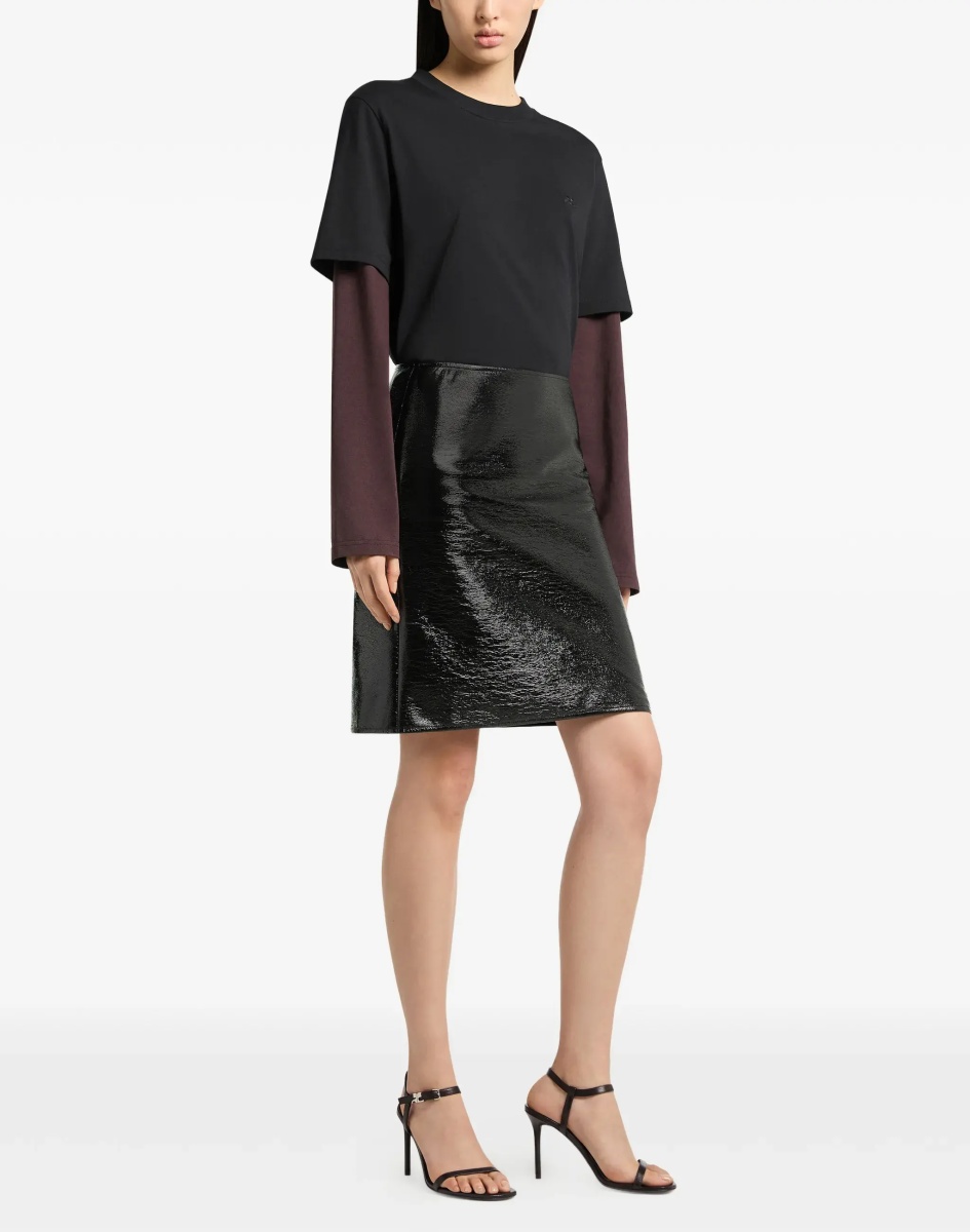 Fusta Vinyl midi Skirt - Img 5