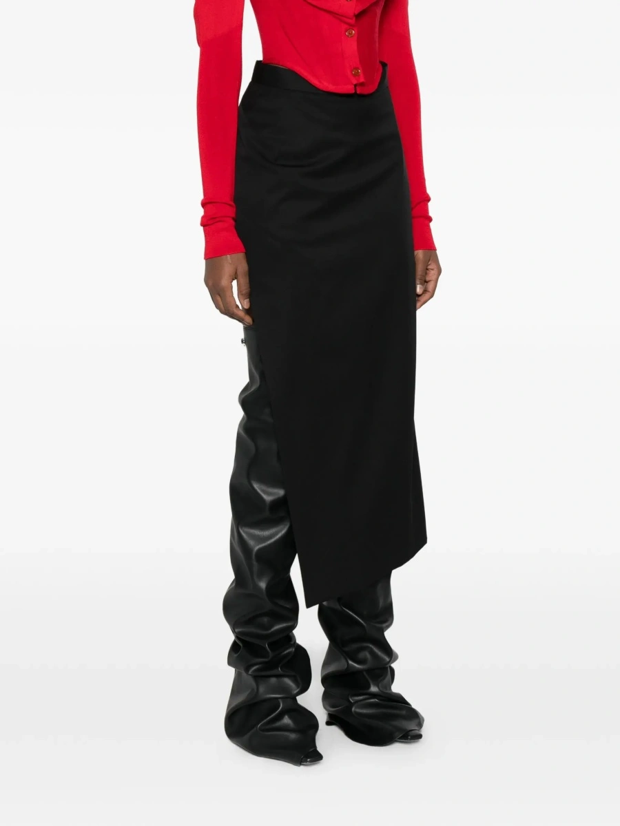 Fusta Vivienne Westwood neagra din lana - Img 5