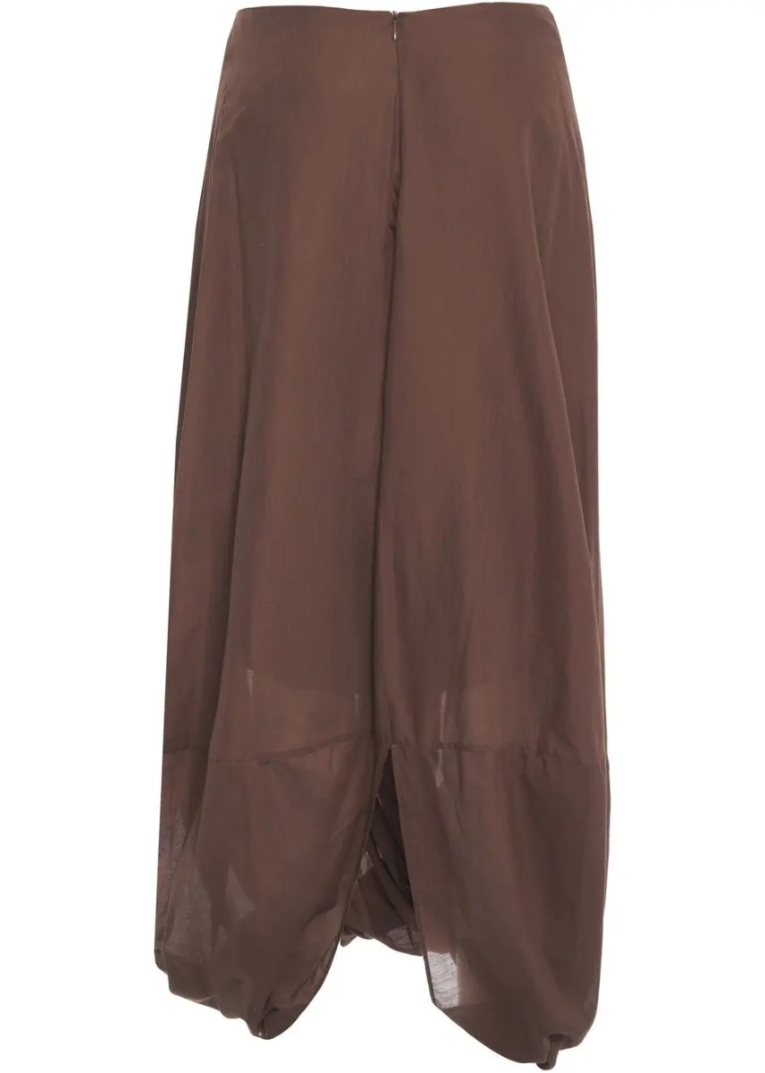 Fuste Maxi skirt in cotton blend - Img 4