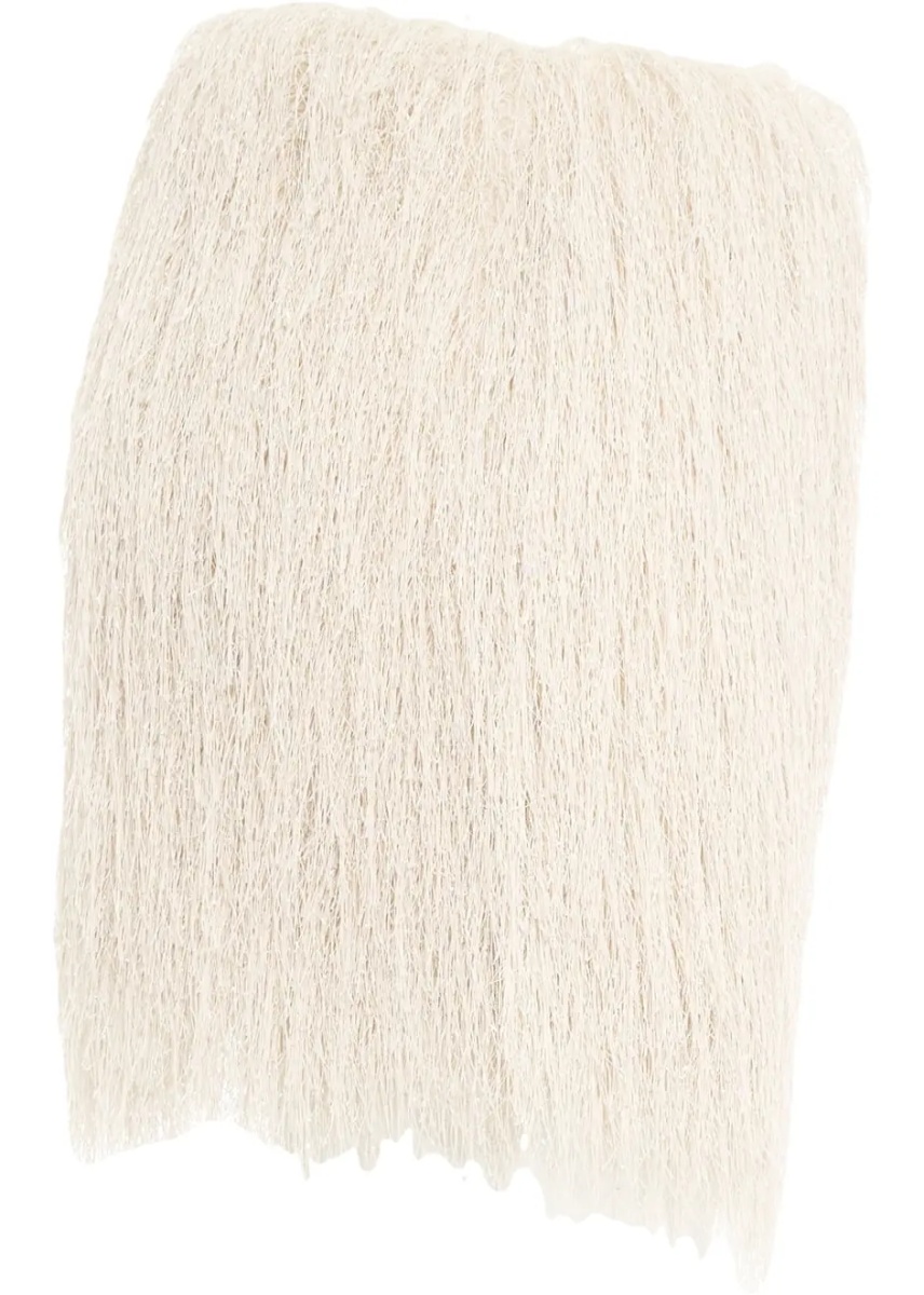 Fuste Mini skirt with fringe details - Img 3