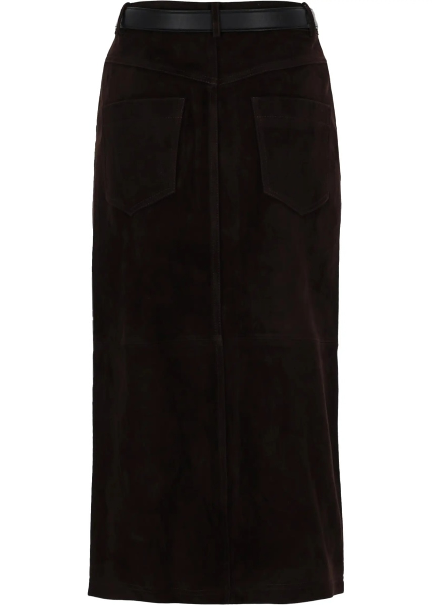 Fuste Suede Midi Skirt - Img 2