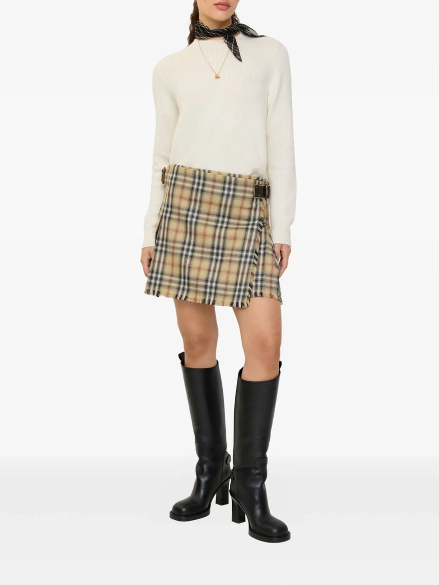 Fuste Wool "Check" mini kilt - Img 2