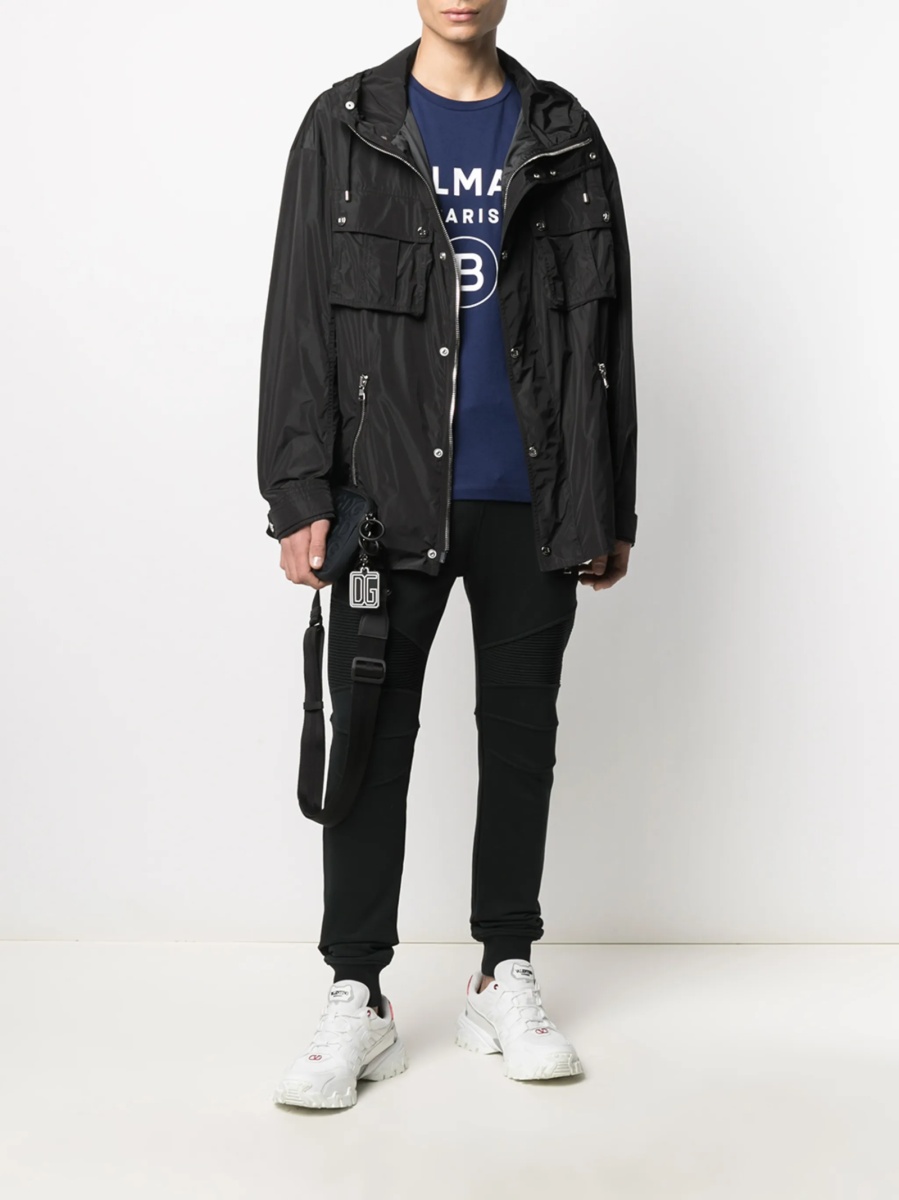 Geaca Balmain neagra din polyester - Img 2