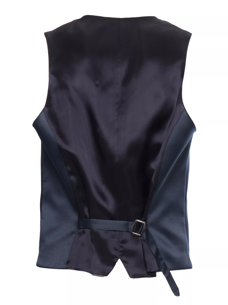 Geaca Blue double-breasted vest - Img 3