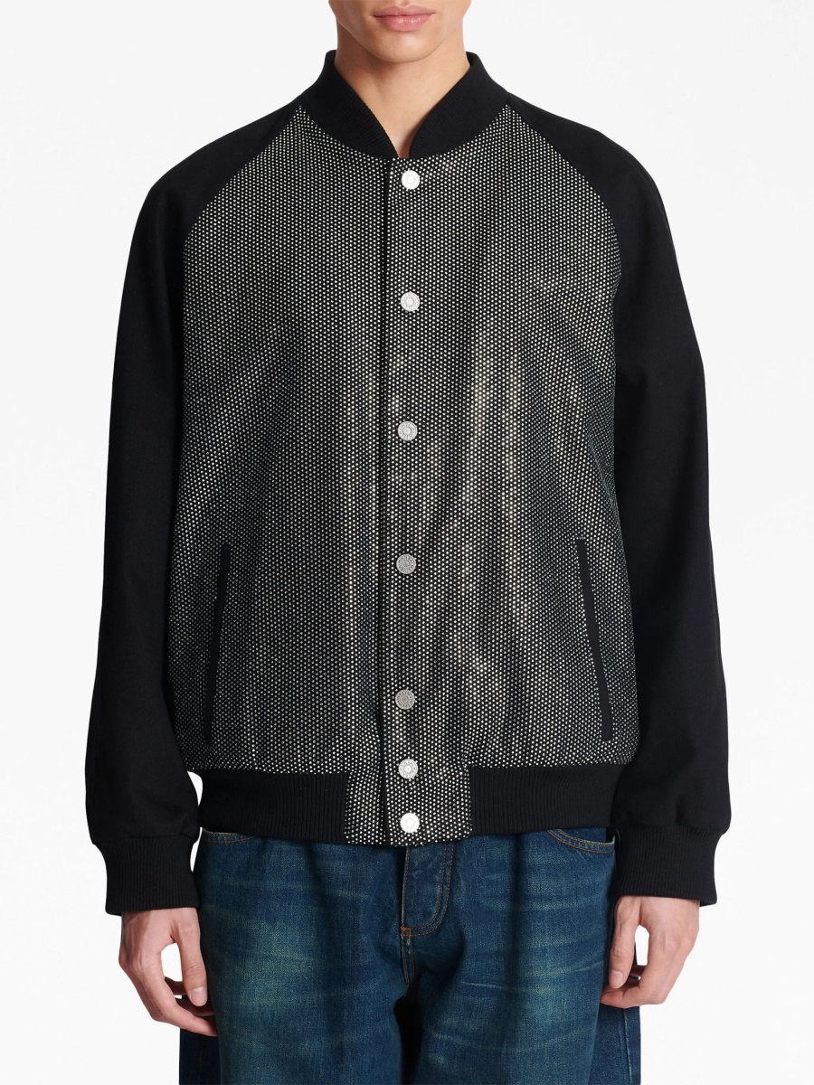 Geaca bomber Balmain neagra - Img 5