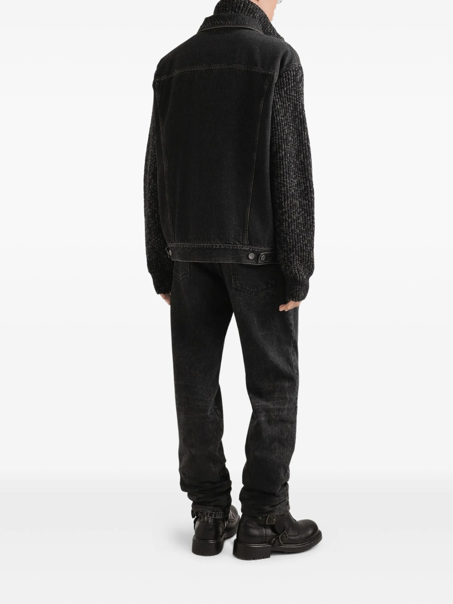 Geaca de blugi Dolce &amp; Gabbana neagra - Img 3
