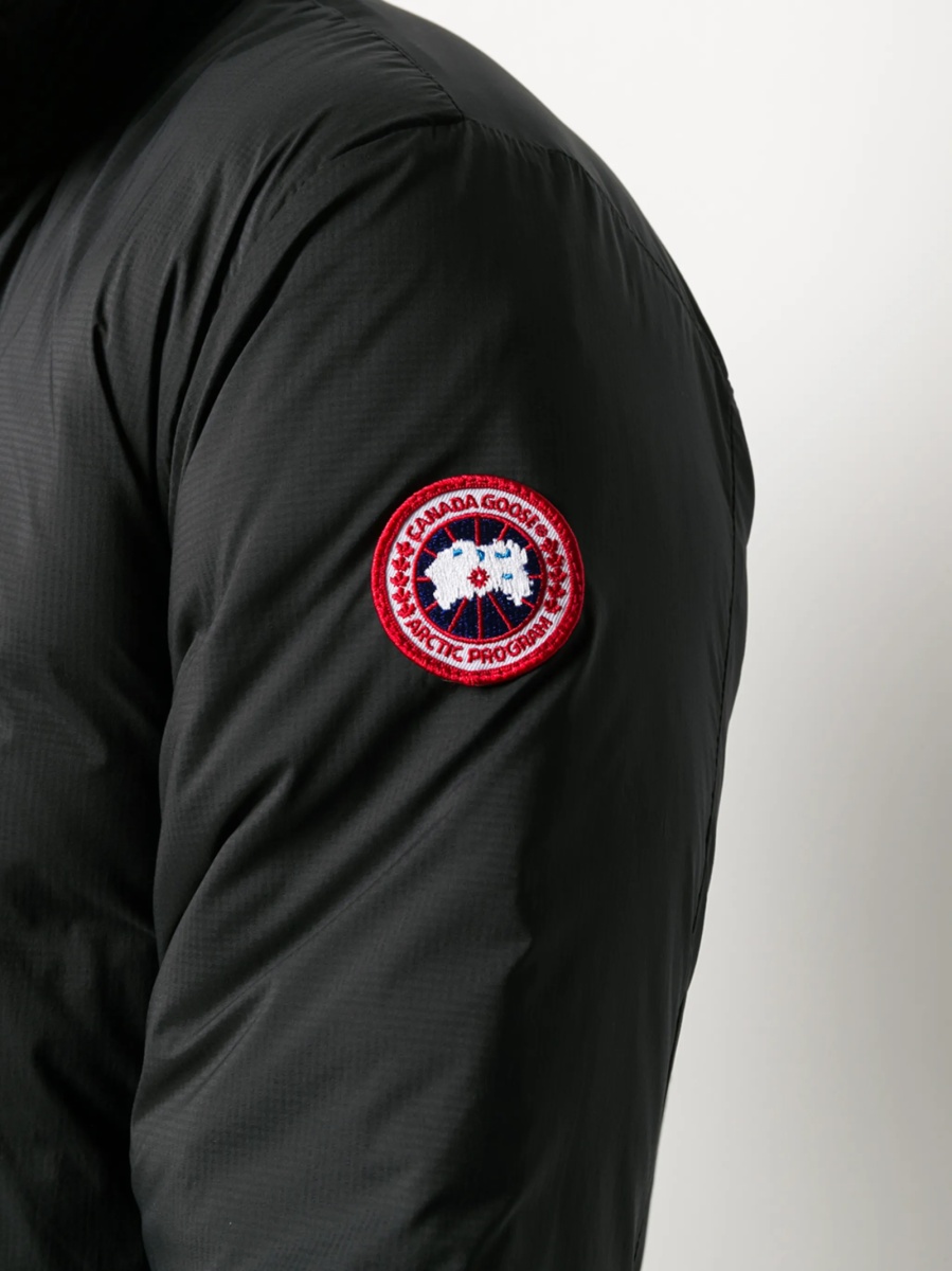 Geaca de iarna CANADA GOOSE neagra din nylon - Img 5