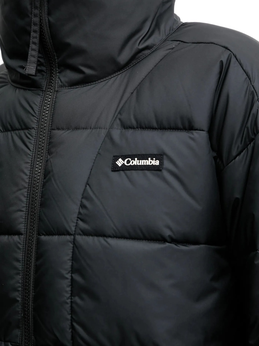 Geaca de iarna Columbia neagra din poliester reciclat - Img 5