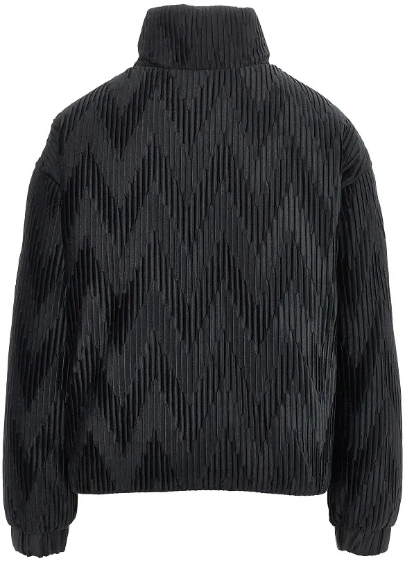 Geaca de iarna Emporio Armani neagra din satin - Img 3