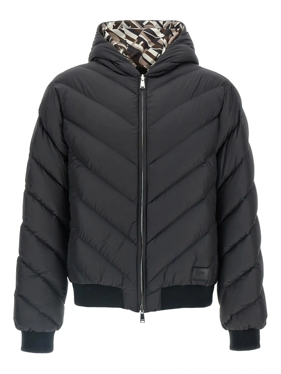 Geaca de iarna Fendi neagra - Img 6