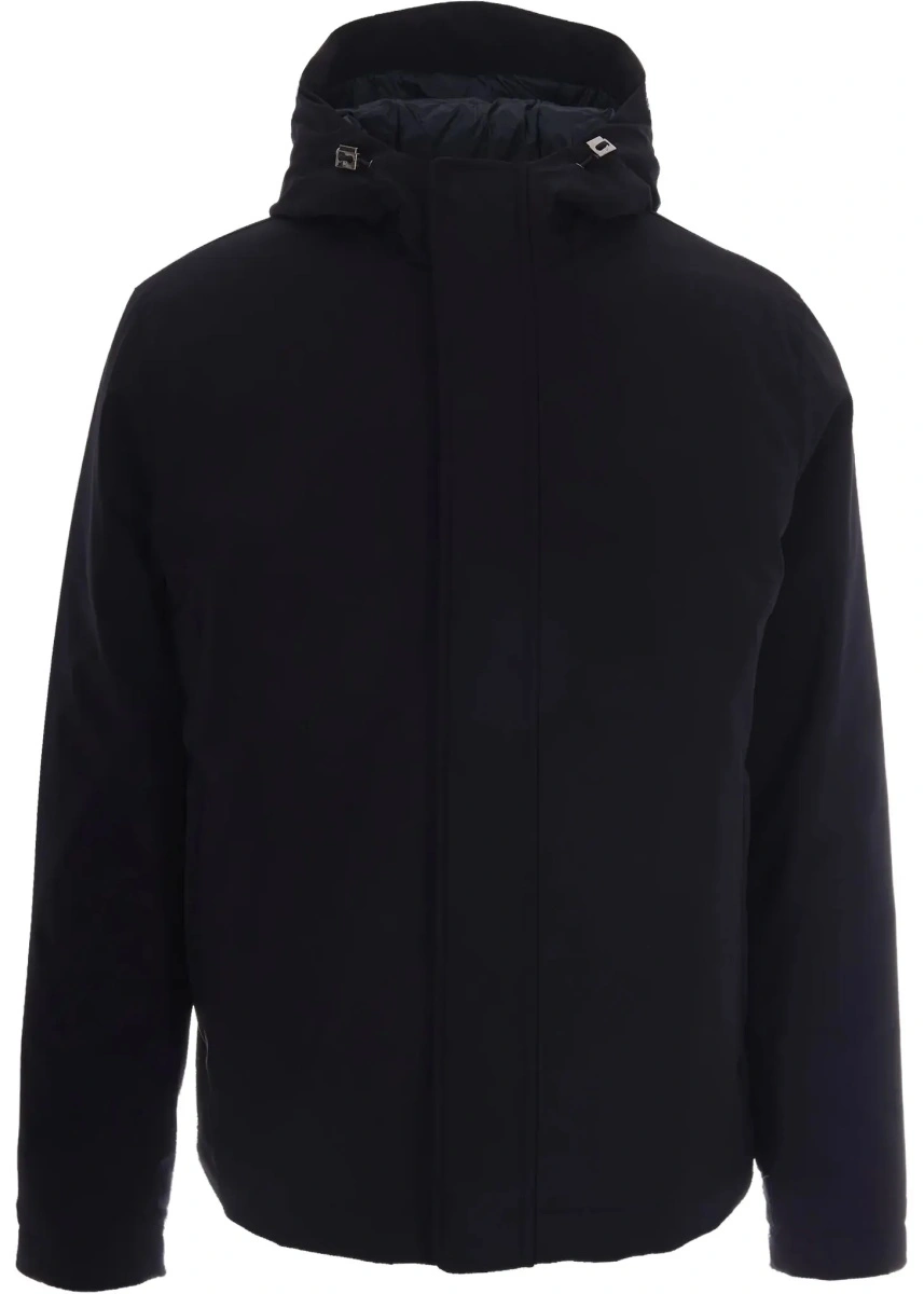 Geaca de iarna Herno neagra din nylon - Img 6