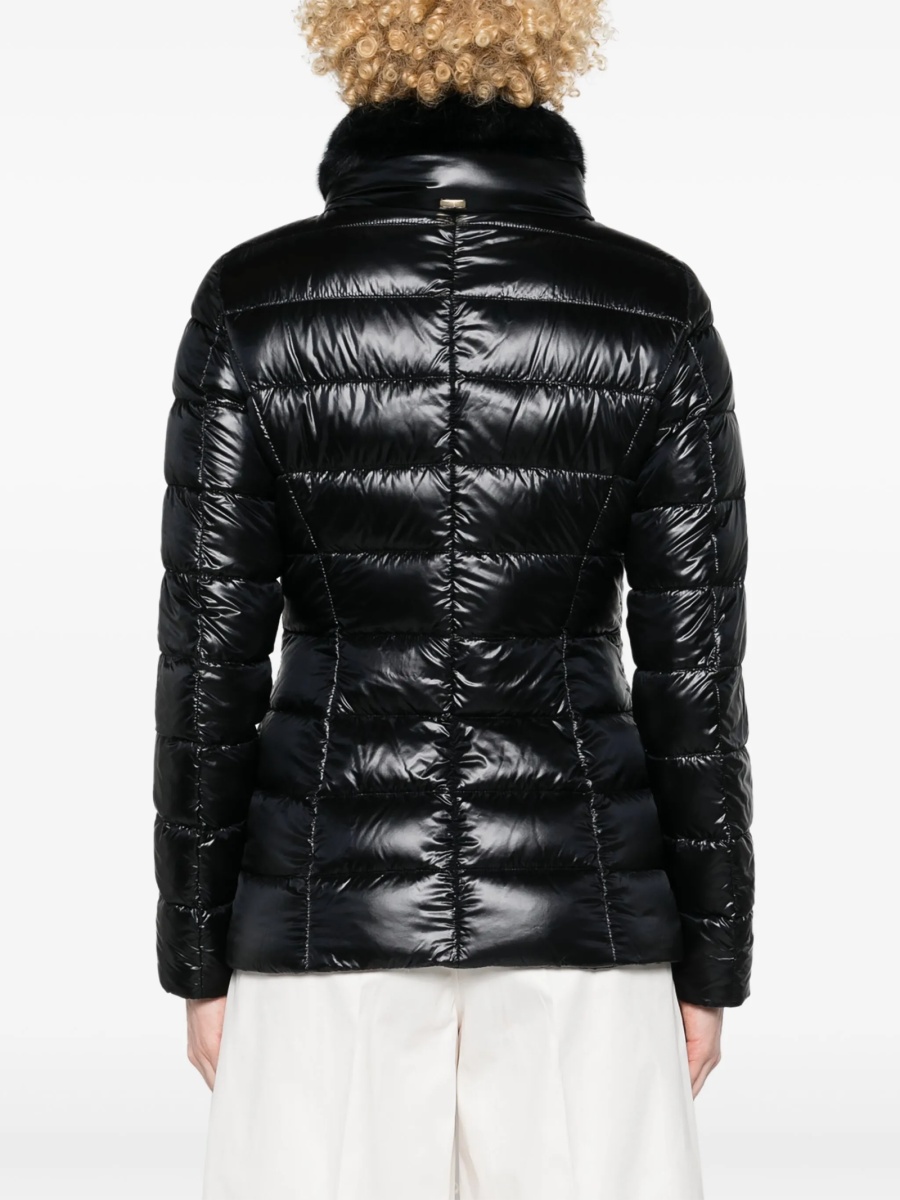 Geaca de iarna Herno neagra din poliamida si polyester - Img 4