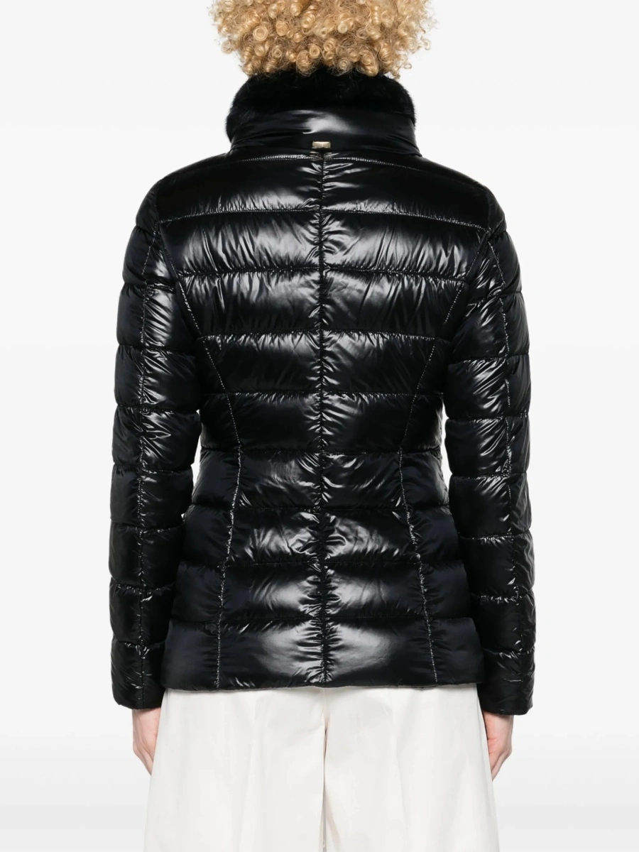 Geaca de iarna Herno neagra din poliamida si polyester - Img 4
