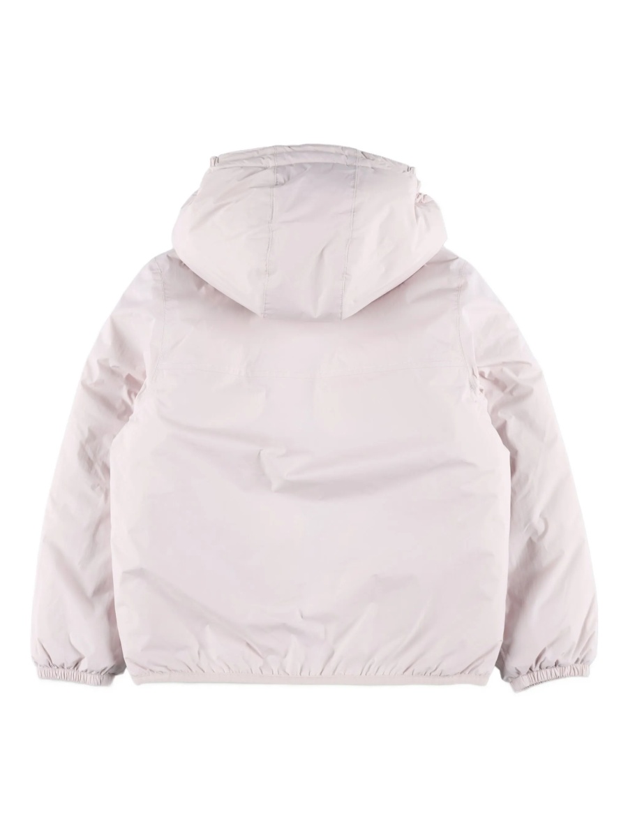 Geaca de iarna K-WAY KIDS roz din nylon - Img 2