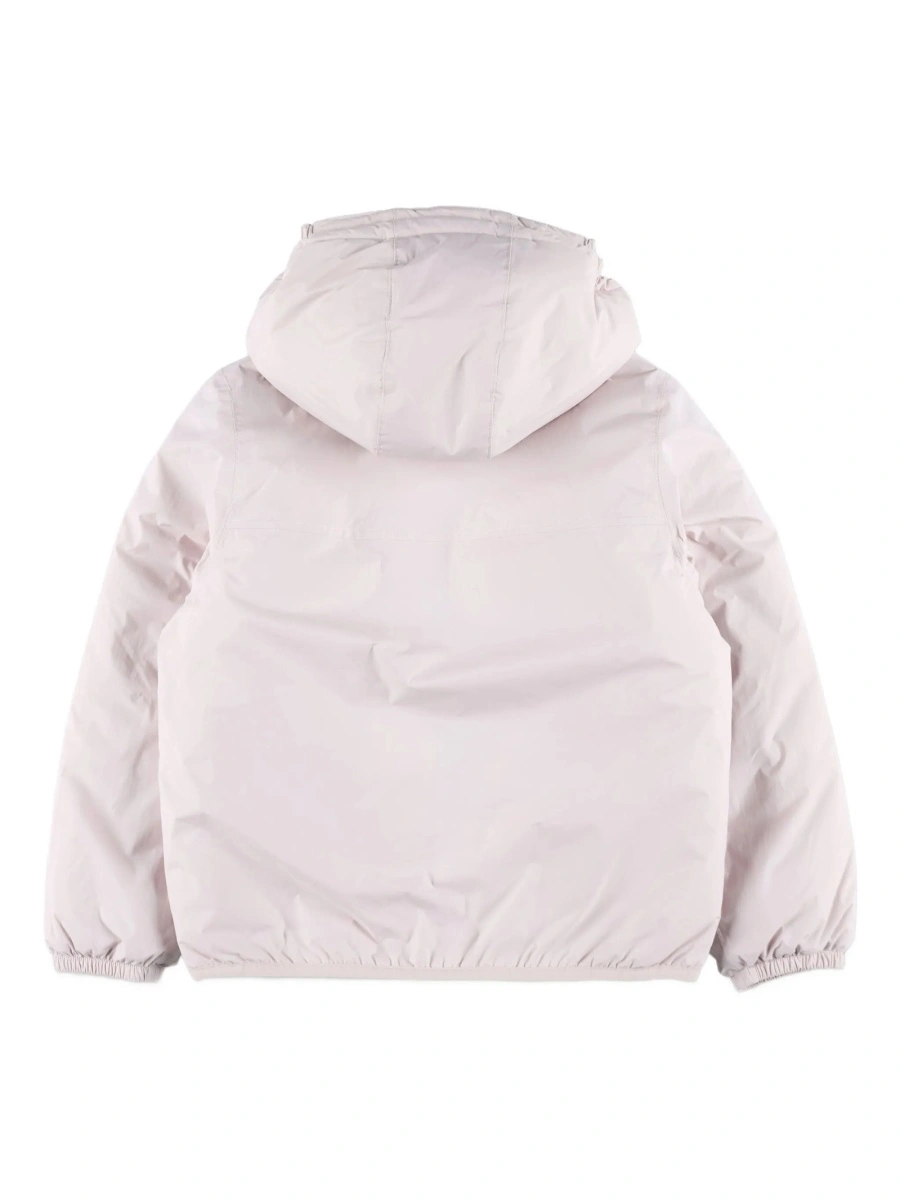 Geaca de iarna K-WAY KIDS roz din nylon - Img 2