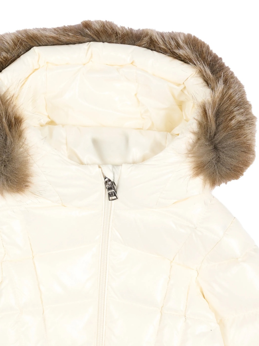 Geaca de iarna Moncler alba din poliamida - Img 3