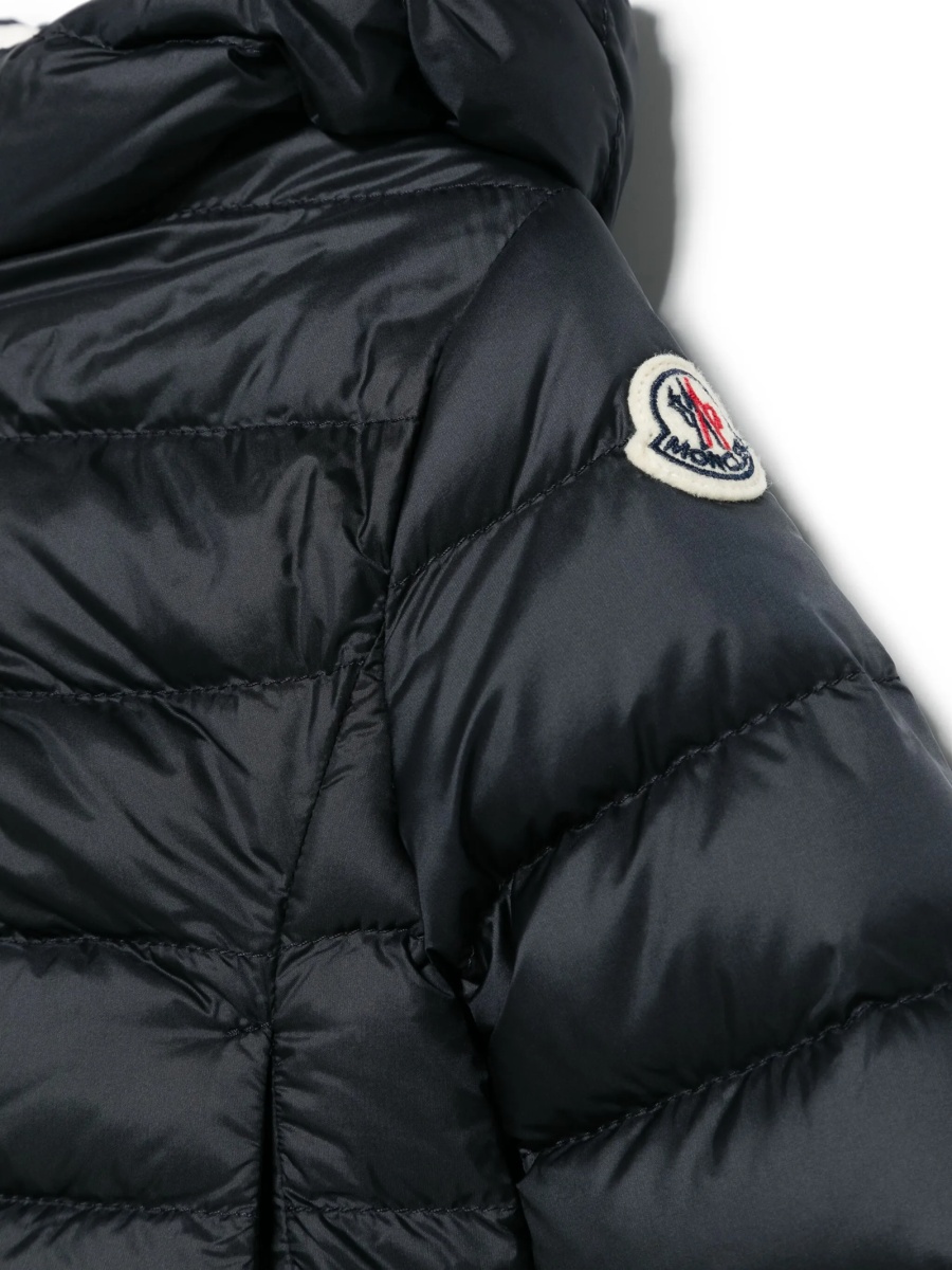 Geaca de iarna Moncler albastra din poliamida - Img 3