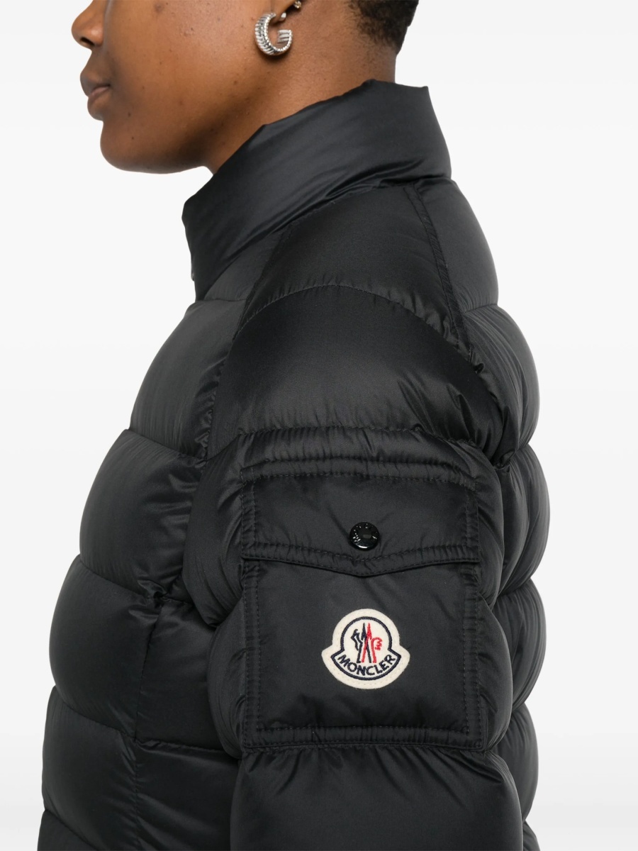 Geaca de iarna Moncler neagra din polyester - Img 5