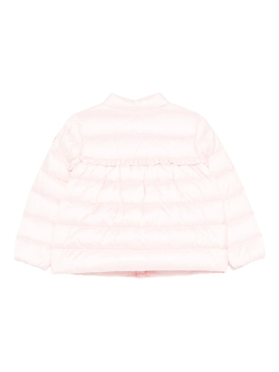 Geaca de iarna Moncler roz din poliamida - Img 2