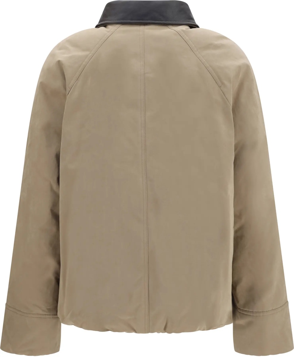 Geaca de Iarna Padded down Jacket with leather collar - Img 2