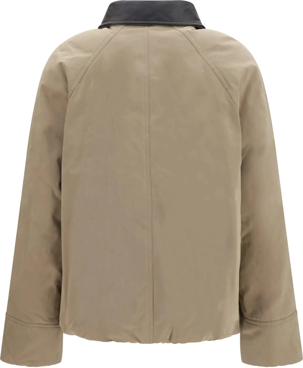 Geaca de Iarna Padded down Jacket with leather collar - Img 2
