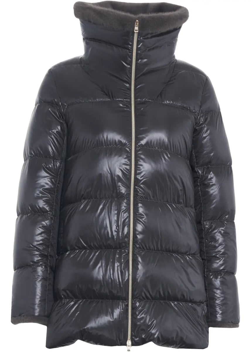 Geaca de Iarna Puffer jacket with faux fur - Img 3