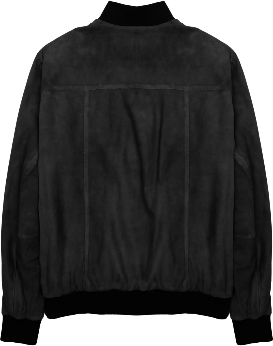 Geaca de Piele Giacca Bomber In Suede - Img 2