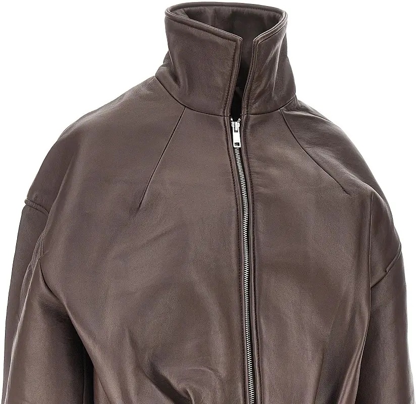 Geaca de Piele Leather Boxy jacket - Img 2
