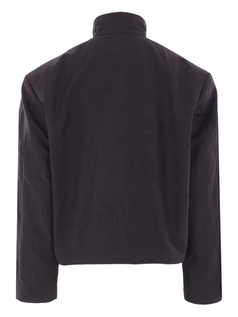 Geaca Oversize Balenciaga neagra din bumbac si in - Img 2