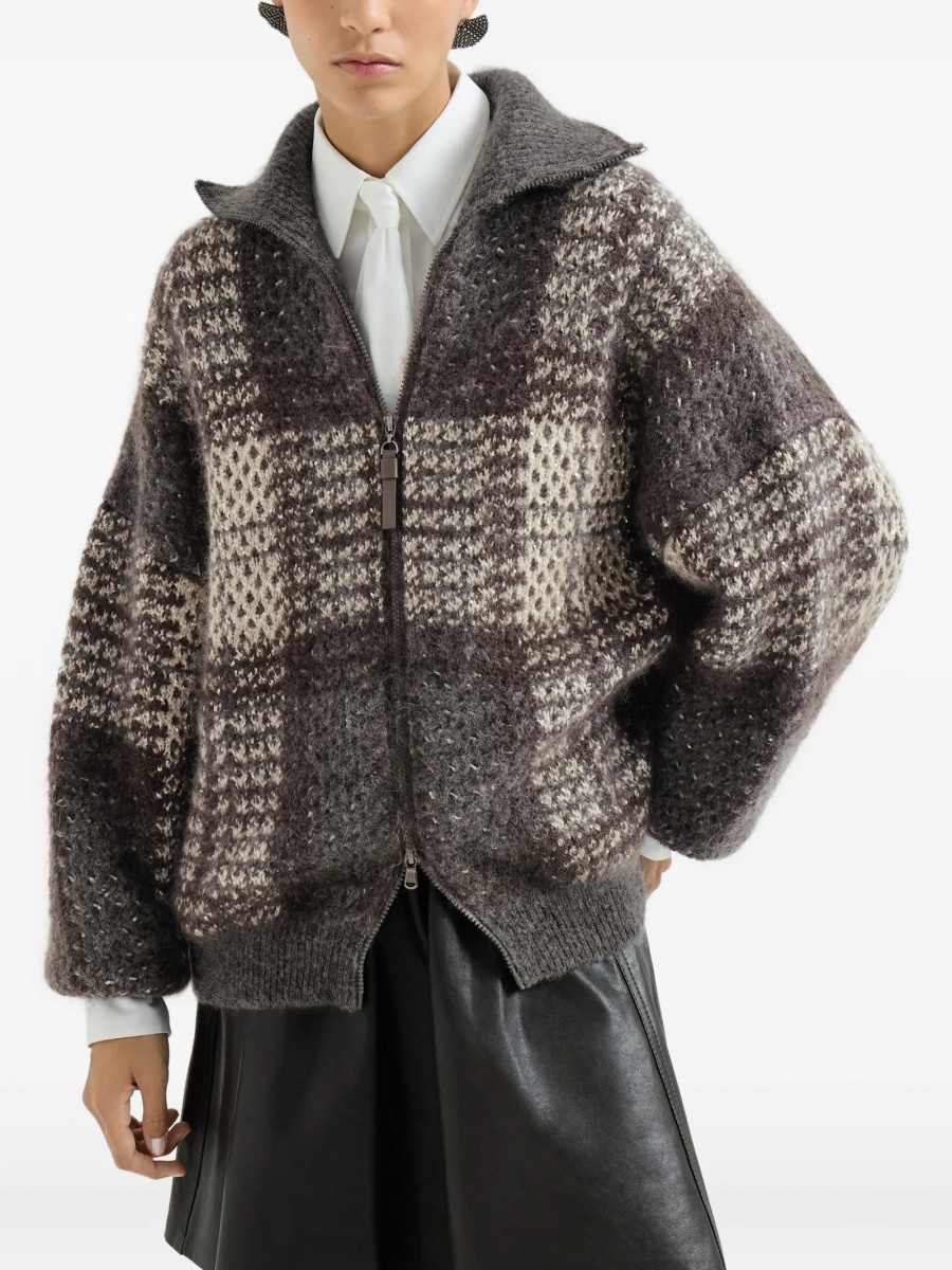 Geaca Oversize Brunello Cucinelli gri - Img 3