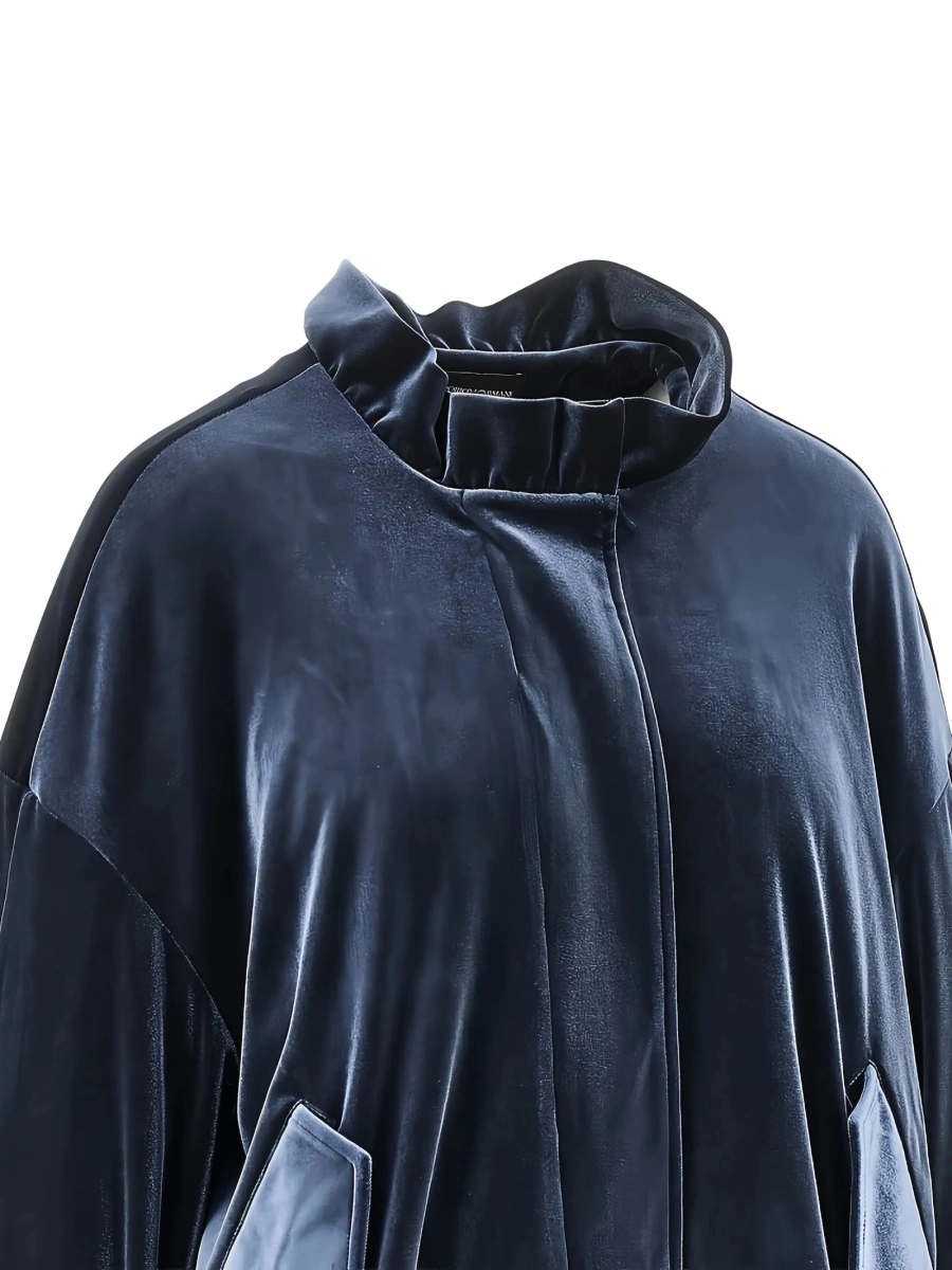 Geaca Oversize Emporio Armani albastra - Img 2