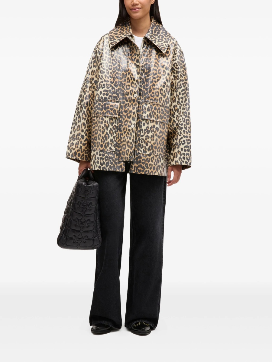 Geaca Oversize Ganni maro - Img 2
