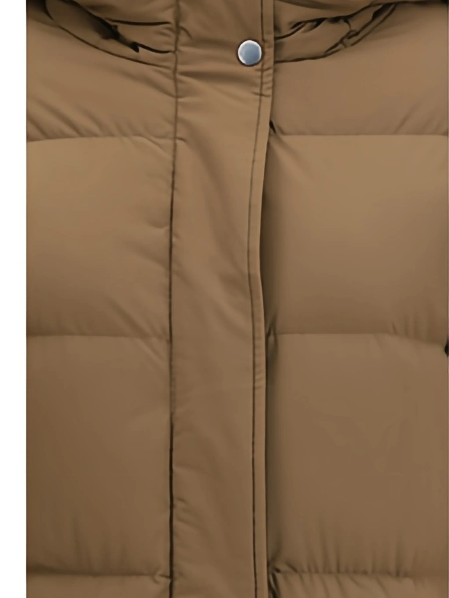 Geaca Oversize Woolrich maro din elastan si poliamida - Img 5
